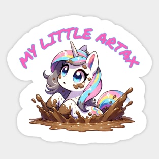 my little artax Sticker